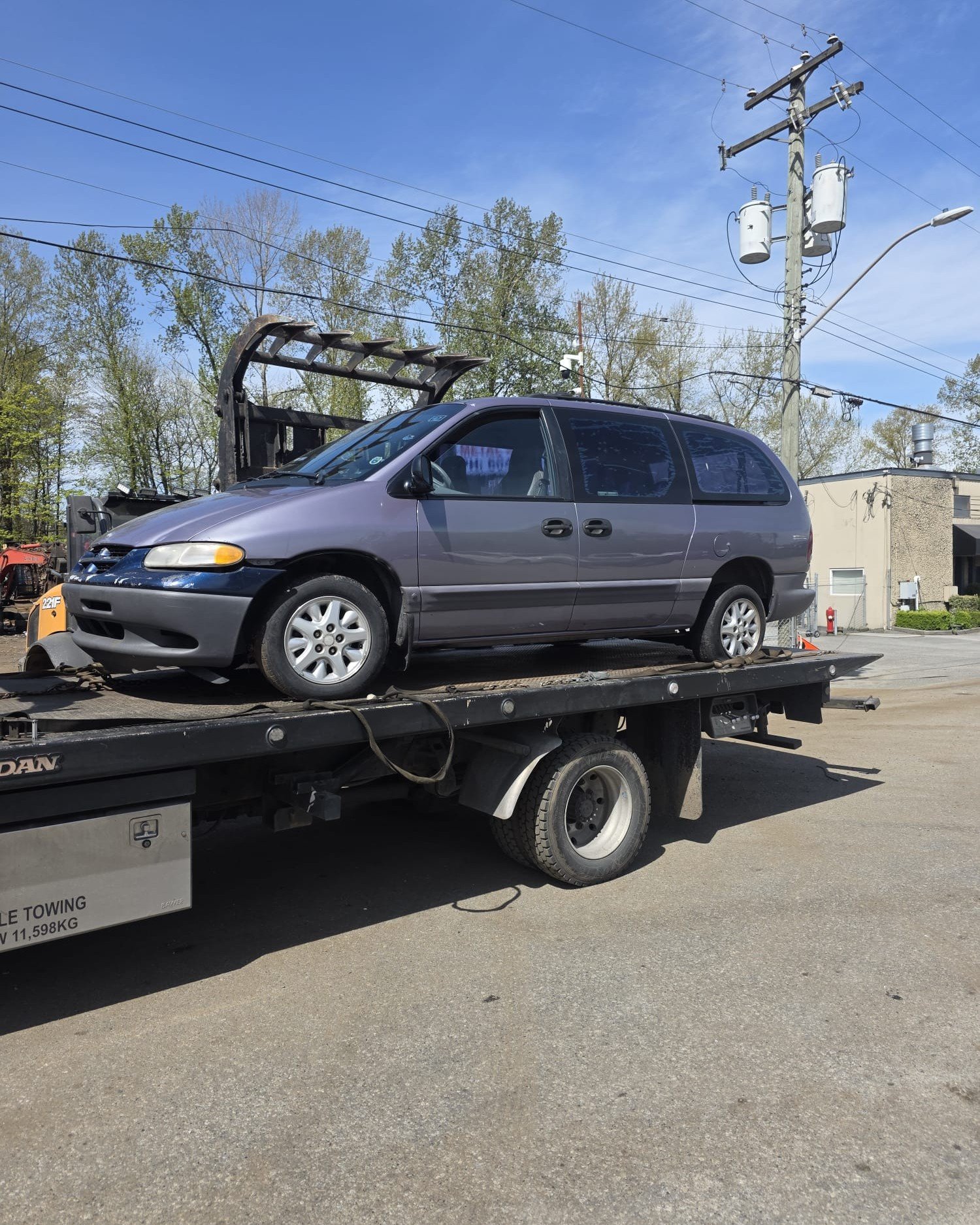 Cash for cars pickup truck ready for junk car removal in Pitt Meadows